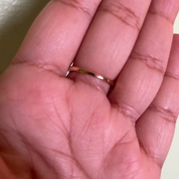 Elegant Blue and Gold Ring Set - Picture 6 of 8